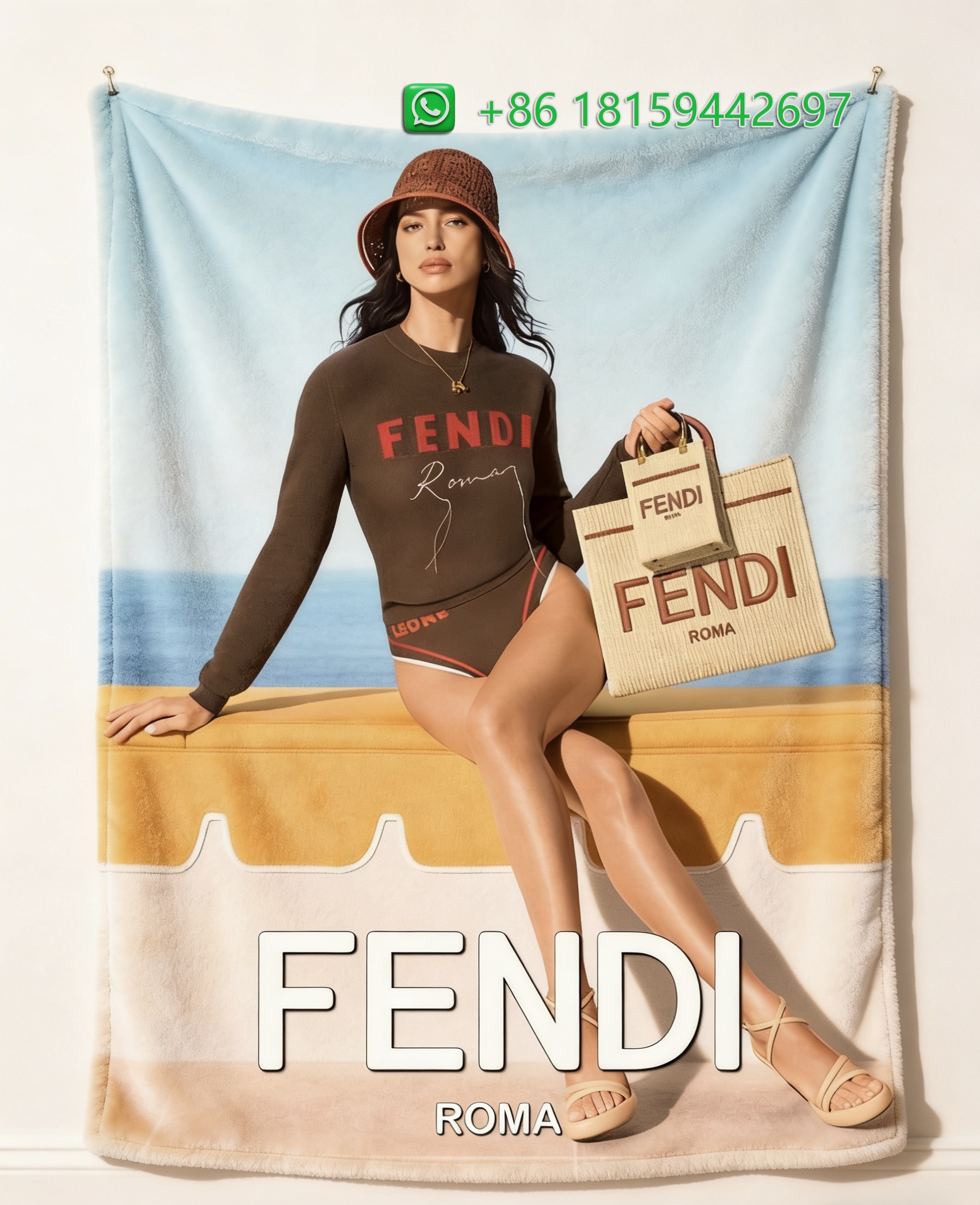 Fendi Throw Blankets